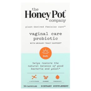The Honey Pot Company Vaginal Care Probiotic + Urinary Tract Support 30 viên 850021589295
