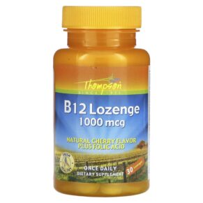 Thompson B12 Lozenge Natural Cherry 1.000 mcg 30 viên 031315191428