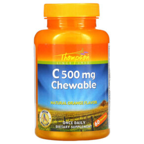 Thompson C500 mg Natural Orange Flavor 60 viên 031315195853