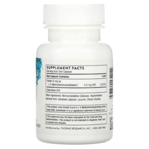 Thorne 5-MTHF 5 mg 60 Capsules 693749132011