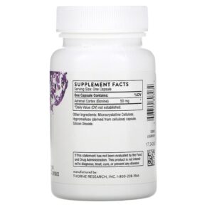 Thorne Adrenal Cortex 60 Capsules 693749803034