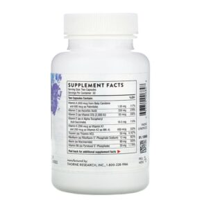 Thorne Basic Nutrients 2/Day 60 Capsules 693749006848