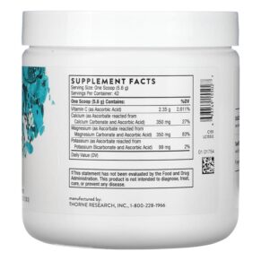 Thorne Buffered C Powder 8.32 oz (236 g) 693749155027