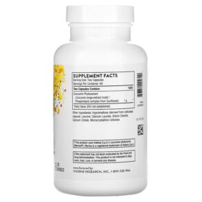 Thorne Curcumin Phytosome 1.000 mg 120 Capsules 693749004790
