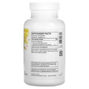 Thorne Curcumin Phytosome 1.000 mg 120 Capsules 693749006305