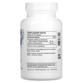 Thorne Glucosamine & Chondroitin 90 Capsules 693749767022