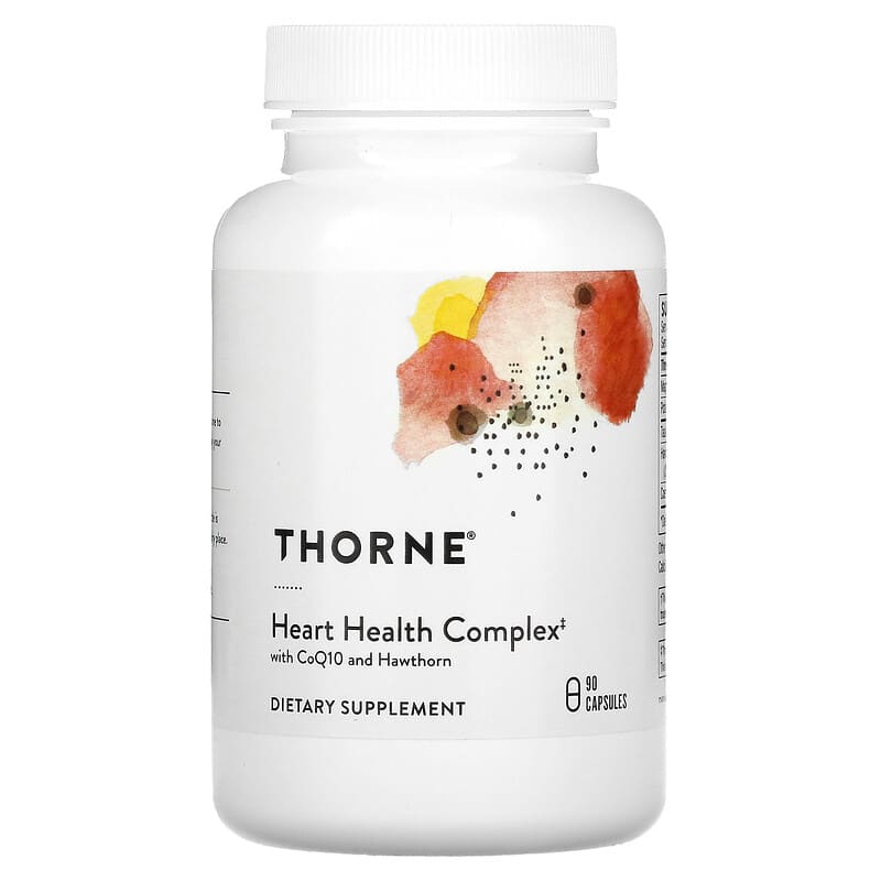 Thorne Heart Health Complex with CoQ10 and Hawthorn 90 Capsules 1 Thorne Heart Health Complex + CoQ10 & Hawthorn 90 viên 693749713029