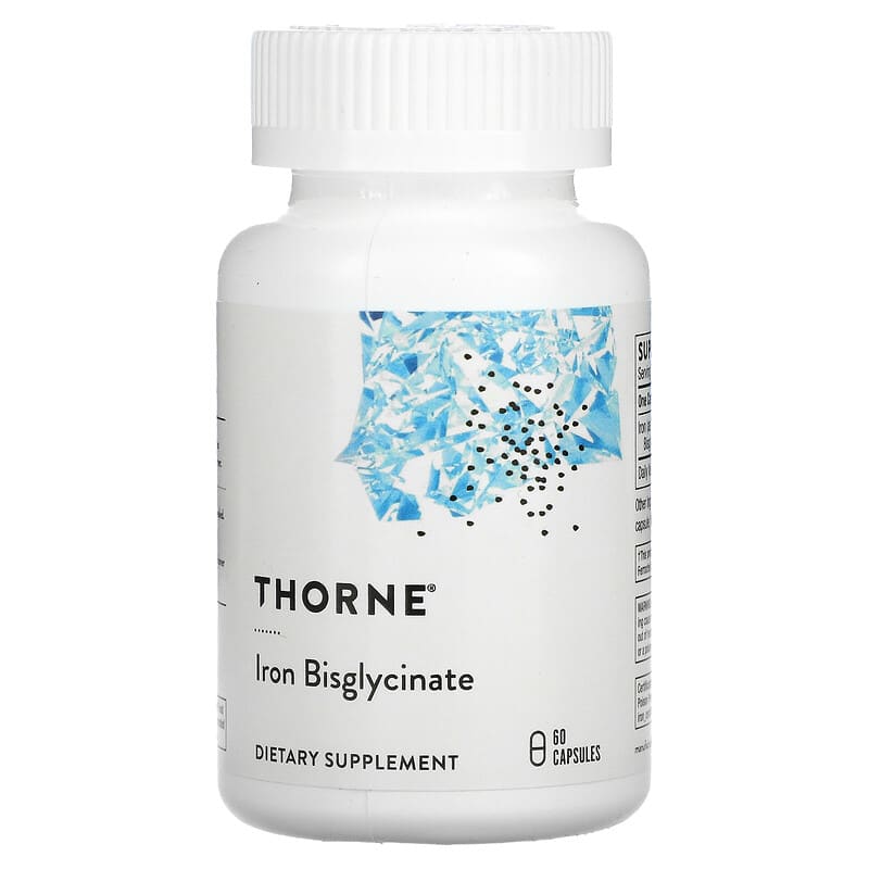 Thorne Iron Bisglycinate 60 Capsules 1 Thorne Iron Bisglycinate 60 viên 693749003458
