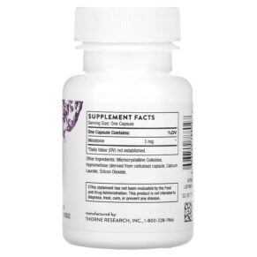 Thorne Melaton-3 60 Capsules 693749788027