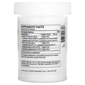 Thorne Women's Daily Probiotic 30 Capsules 693749013327