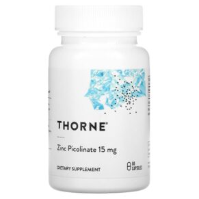 Thorne Zinc Picolinate 15 mg 60 viên 693749210023
