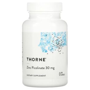 Thorne Zinc Picolinate 30 mg 180 viên 693749221029