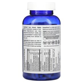 Trace Minerals ® ConcenTrace Trace Mineral Tablets 300 Tablets 878941001062