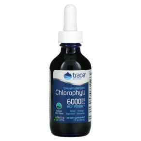 Trace Minerals ® Concentrated Ionic Chlorophyll Natural Mint 6.000 mg 2 fl oz (59 ml) 878941006678