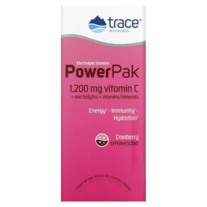 Trace Minerals ® Electrolyte Stamina PowerPak Cranberry 30 Packets 0.19 oz (5.3 g) Each 878941001505