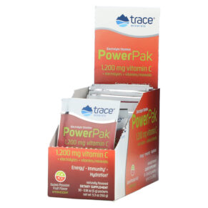 Trace Minerals ® Electrolyte Stamina PowerPak Guava Passion Fruit 30 gói 0.18 oz (5 g) 878941003653