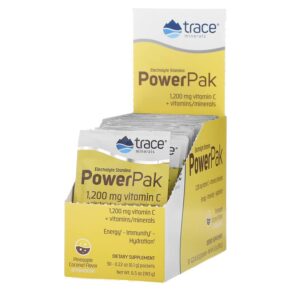 Trace Minerals ® Electrolyte Stamina PowerPak Pineapple Coconut 30 gói 0.22 oz (6.1 g) 878941002496