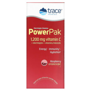 Trace Minerals ® Electrolyte Stamina PowerPak Raspberry 30 Packets 0.18 oz (5.1 g) Each 878941000546