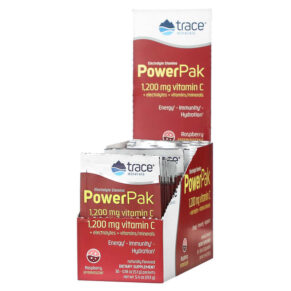 Trace Minerals ® Electrolyte Stamina PowerPak Raspberry 30 gói 0.18 oz (5.1 g) 878941000546