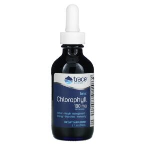 Trace Minerals ® Ionic Chlorophyll 100 mg 2 fl oz (59 ml) 878941006579