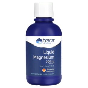 Trace Minerals ® Liquid Magnesium Tangerine 300 mg 16 fl oz (473 ml) 878941002779