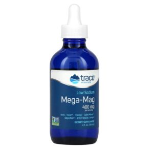 Trace Minerals ® Low Sodium Mega-Mag 400 mg 4 fl oz (118 ml) 878941000256