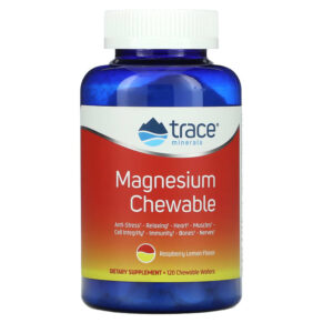 Trace Minerals ® Magnesium Raspberry Lemon 120 bánh 878941004988