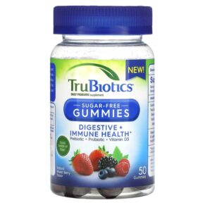 TruBiotics Digestive Immune Health Natural Mixed Berry Sugar-Free 50 viên 852870004103