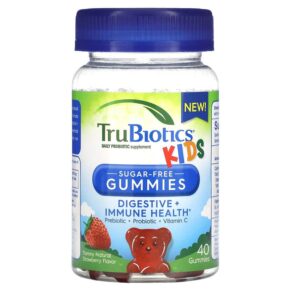 TruBiotics Kids Daily Probiotic Supplement Yummy Natural Strawberry 40 viên 852870004110