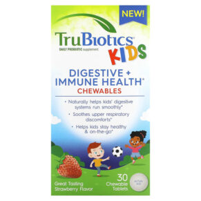 TruBiotics Kids Digestive + Immune Health Strawberry 30 viên 852870004134