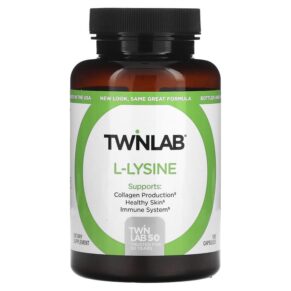Twinlab L-Lysine 500 mg 100 viên 027434001410