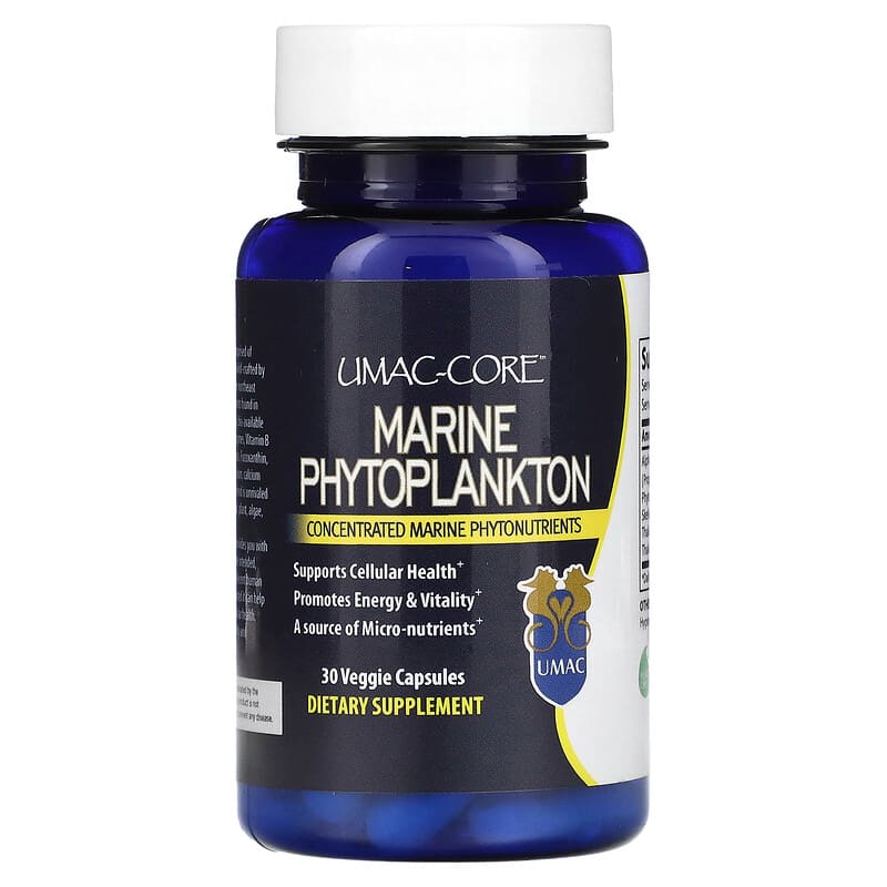 Umac-Core Marine Phytoplankton 30 Veggie Capsules 1 Umac-Core Marine Phytoplankton 30 viên 886255001029