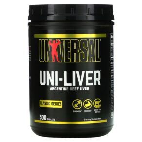 Universal Nutrition Classic Series Uni-Liver Argentine Beef Liver 500 viên 039442040916