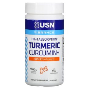USN High Absorption Turmeric Curcumin+ + BioPerine 500 mg 60 viên 6009544938736