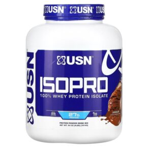 USN IsoPro 100% Whey Protein Isolate Chocolate 4 lbs (1.814 g) 6009544946274