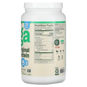Vega Plant-Based Original Protein Creamy Vanilla 2 lb 0.5 oz (920 g) 3 Vega Plant-Based Original Protein Creamy Vanilla 2 lb 0.5 oz (920 g) 838766001395