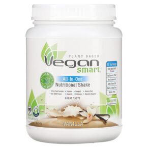 VeganSmart All-In-One Nutritional Shake Vanilla 1.4 lbs (645 g) 079911028021