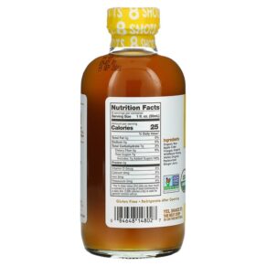 Vermont Village Apple Cider Vinegar Ginger & Honey 8 fl oz (236 ml) 084648148027