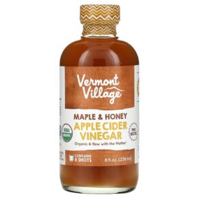 Vermont Village Apple Cider Vinegar Maple & Honey 8 fl oz (236 ml) 084648000059