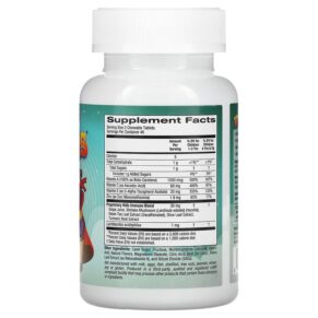 Vitables Immune Blend Chewables for Children Tropical Berry Flavor 90 Vegetarian Chewable Tablets 898220014613