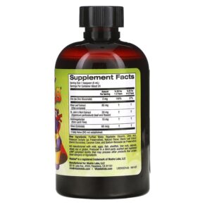 Vitables Liquid Immune Blend for Children No Alcohol Orange Flavor 4 fl oz (118 ml) 898220014378