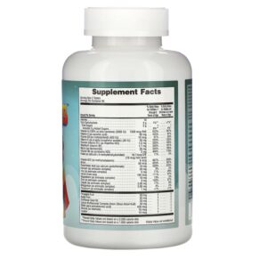 Vitables Multi-Vitamin for Children Assorted Fruit Flavors 180 Vegetarian Tablets 3 Vitables Multi-Vitamin for Children Assorted Fruit Flavors 180 Vegetarian Tablets 898220014590