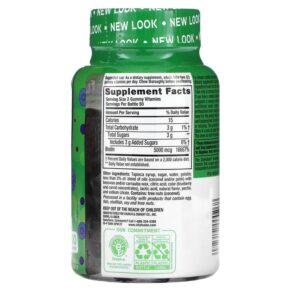 VitaFusion Biotin Extra Strength Natural Blueberry 2.500 mcg 100 Gummies 027917000268