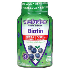 VitaFusion Biotin Extra Strength Natural Blueberry 2.500 mcg 100 viên 027917000268