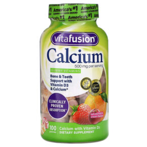 VitaFusion Calcium Natural Fruit & Cream Flavors 250 mg 100 viên 027917019512