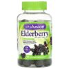 VitaFusion Elderberry + Vitamins C & D for Immune Support Natural Berry 90 viên 027917290096