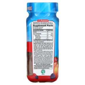 VitaFusion Fiber Well Peach Strawberry Berry 90 Gummies 027917018904