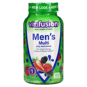 VitaFusion Men's Multi Daily Multivitamin Natural Berry 150 viên 027917022703