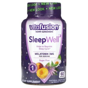 VitaFusion SleepWell Natural White Tea & Peach 60 viên 027917023106