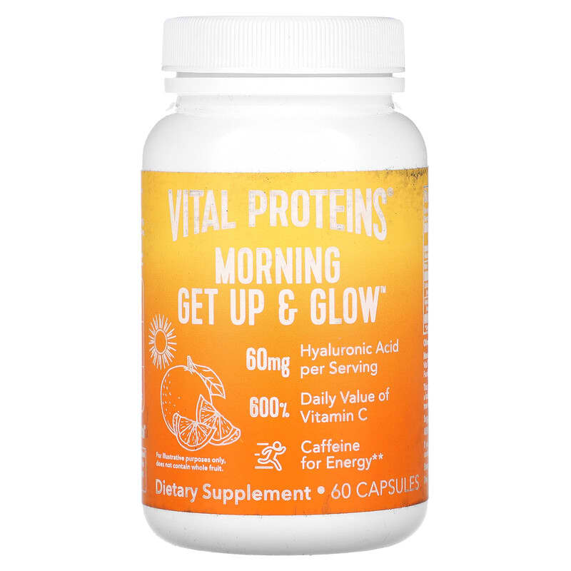 Vital Proteins Morning Get Up & Glow 60 Capsules 1 Vital Proteins Morning Get Up & Glow 60 viên 850017983496